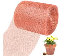 Red Cobre Anticaracoles 127mmx6 m, Malla Cobre Tejida Flexible Puro para Plantas Protección, Cerca Trampa Jardín & Huerta para Roedores, Cinta Cobre contra Caracoles, Babosas, Ratón,Murciélago,Pájaros