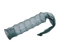 Red compacta plegable para camarones para pesca de cangrejo, langosta, anguila, con estructura de plástico resistente y malla de nailon que circula el agua (doble entrada)