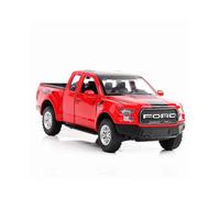 (Red)Compatible For 1:32 Ford Raptor F150 Pickup Truck Car Model Pull Back Car With Sound And Light For Kids Boy Girl