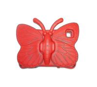(Red) Compatible With Lenovo Tab M10 Plus Tb-x606f/x 10.1 Butterfly Bracket Style Eva Children Falling Proof Cover Protective Case