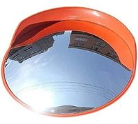Red Convex Safety Mirror For Blind Spots,Wide Angle Driveway For Parking Lot Factory Doorway,with Clear View