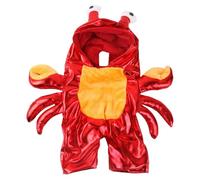 Red Crab Dog Costume | Halloween Costume For Dogs | Playful Pet Costume | Comfortable Halloween Pet Costume | Festive Pet Apparel | Fun Dog Dress Up Made In Polyester