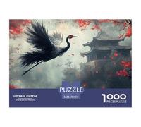 Red Crowned Crane Puzzle Imposible,desafío for Adults Entretenimiento Creativo 1000 Piezas Obra De Arte De Juego De para Adultos Y Niños 70x50cm/1000pcs