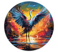 Red-Crowned Crane Puzzle Imposible,desafío for Adults Juego Educativo 1000 Piezas Obra De Arte De Juego De para Adultos Y Niños A Partir De 12 Años 1000pcs (67.5x67.5cm)