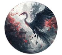 Red-Crowned Crane Rompecabezas Imposible,desafío para Adultos Entretenimiento Creativo 1000 Piezas Obra De Arte De Juego De para Adultos Y Niños A Partir De 12 Años 1000pcs (67.5x67.5cm)