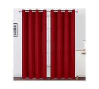 Red Curtains 52 x 84 Inch Long/Blackout Curtains Set of 2 Panels/Room Darkening Thermal Insulated Bedroom Curtains Drape 2025