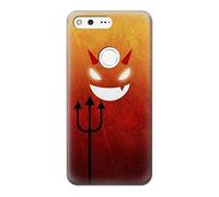 Red Cute Little Devil Cartoon Funda Carcasa Case para Google Pixel XL