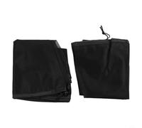 Red de agua con cordón, malla fina para lluvia para cubierta para almacenamiento de agua en el jardín, deja la acumulación de escombros, detiene moscas poniendo huevos, para gris, paquete de 2 (160 cm