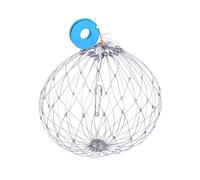 Red de alambre de acero: trampa plegable suave, cesta automática de pescadores | Diseño compacto de apertura automática con red duradera que soporta captura eficiente durante la pesca del río, trampas