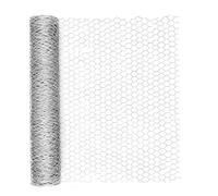 Red de alambre galvanizado hexagonal para aves de corral, animales, jaula de mascotas, pájaros, pajarera, protección al aire libre, valla de red de 12 metros