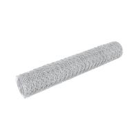 Red de Alambre Hexagonal Galvanizada Plata, Resistente al Calor, Recortable | Estructura Uniforme de Gran Superficie, para Zanja de Drenaje y Ventilación de Cimientos, Uso Versátil