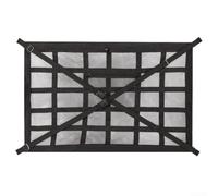 Red de almacenamiento de equipaje de techo de 90 x 65 cm con correas cruzadas ajustables para furgonetas, Jeeps y SUV, proporciona un agarre seguro y malla de poliéster transpirable para viajes