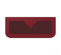 Red de almacenamiento para respaldo de coche para teléfono, cartera, llaves, objetos pequeños con malla elástica y marco de ABS, montaje directo para la mayoría de vehículos (rojo)