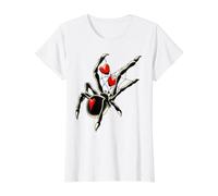 Red de Amor de Spider Black Widow Camiseta gráfica económica, Mujer, Blanco, M