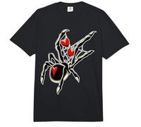 Red de Amor de Spider Black Widow Comfort Colors Adult Heavyweight T-Shirt