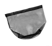 Red de aterrizaje de repuesto de malla de nailon resistente, carga de 30 kg, diez hilos para malla para agua salada, barco, río, lago, equipo de pesca, color negro (50 cm)