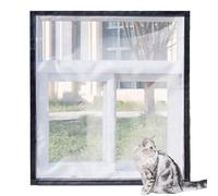 Red de balcón para gatos, protección de malla para seguridad de gatos, mosquitera antiarañazos, picaduras de insectos, tamaño DIY (140 x 150 cm, C)