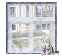 Red de balcón para gatos, protección de malla para seguridad de gatos, mosquitera antiarañazos, picaduras de insectos, tamaño de bricolaje (140 x 150 cm, B)