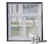 Red de balcón para gatos, protección de malla para seguridad de gatos, mosquitera antiarañazos, picaduras de insectos, tamaño DIY (140 x 150 cm, F)