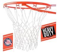 Red de Baloncesto de Repuesto Resistente, 12 bucles, Redes Profesionales para Todo Tipo de Clima, se Adapta a Llantas estándar Interiores o Exteriores, Accesorios de Baloncesto, Red de