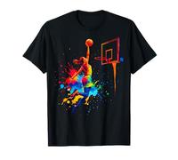 Red de baloncesto para mujer, color Tie Dye Slam Dunk Camiseta