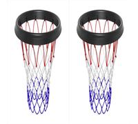 Red de baloncesto | Red de baloncesto portátil para todas las estaciones | Red de repuesto antilátigo para canasta de baloncesto, red de baloncesto para canasta, adecuada para llantas de