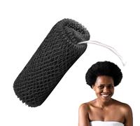 Red de baño exfoliante - Estropajo africano para el cuerpo, toalla de masaje de spa | Herramienta de limpieza de ducha elástica para espalda de cuello piernas, accesorio de baño de viaje de secado
