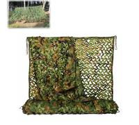 Red De Camuflaje 2x2M 2x4.0M Red De Jungla para Acampar Caza Red De Camuflaje Malla Militar Cubierta Decoración Sombrilla Camping Tiro Caza 150d Oxford Poliéster(2mx2m)