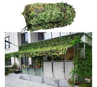 Red De Camuflaje Caza,Malla De Camuflaje De Protección Solar,Red De Camuflaje Militar,Bosque,Camping,Decoración,Ocultar,Jardín Reforzado Red De Sombra,Cubierta De Coche,Jungle-3x5m(9.8*16.4ft)