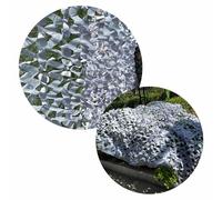 Red de Camuflaje de 3 x 9 m: Tela Oxford, protección Solar para jardín, Camping, Caza y decoración. Red de Camuflaje Gris, versátil para Exteriores, protección UV.