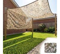 Red de Camuflaje Digital Exterior 49.2 ft x 49.2 ft/590.6 in x 590.6 in/15x15 m, Tela Oxford 210D, Malla Sombra Exterior Transpirable con Privacidad Decorativa Protección Solar para Patio Camping