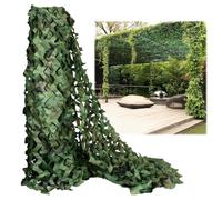 Red de camuflaje en rollo a granel, red de camuflaje ligera militar, red de camuflaje for caza, tiro, acampada, jardín, pérgola, decoración, sombrilla, redes de protección solar(1.5x20m/4.9x65.6ft)