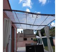 Red de camuflaje for jardín, malla de camuflaje grande for caza decoración navideña acampada tiro exteriores coche fiesta telón de fondo ejército patio trasero 1m 2m 4m 8m 11m 14m 15m 20 m(6Mx6M)