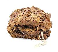 Red de Camuflaje Marrón 1.5x2m 4x5m Malla de Camuflaje del Desierto Caza Persianas Militare Carpa de Lona de Camuflaje Que Cubre el Coche para Niños Sombrilla Cámping Ocultar J(Size:3x4M/9.8x13.1FT)