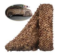 Red de Camuflaje Marrón para Decoración, Sombra, Malla de Protección para jardín o Planta Coche, Protección Rayos UV