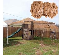 Red de camuflaje militar reforzada 1.5 2 3.0 4 6 8 10 12 15 m, Protección solar y vela de sombreado anti-UV, para terraza pérgola jardín cortina decorativa resistente(9×13 (m) / 29.5×42.6 ft)