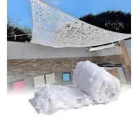 Red de Camuflaje para Caza, Paisaje de Bosque Al Aire Libre Decoración de Red de Camuflaje Militar, Malla de Protección para Sombra Camping Jardines Ciegos Disparos CS(White,8.5x10M)