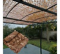 Red De Camuflaje para Caza, Red De Sombra para Patio Pérgola Jardín, Malla De Camuflaje Militar Reforzada, Red De Camuflaje Protección Solar 2×3m 3×3m 3×4m 3×5m 4×4m 5×5m,Desert-5x6m(16.4 * 19.7ft)