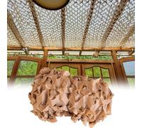 Red de camuflaje para interior o exterior, 1.5 2 3.0 4 6 8 10 12 15 m cubierta de privacidad, decoración de camuflaje, red para salón, habitación infantil, ocio, ocio, camping, caza, bar(4×7.5 (m)/13.