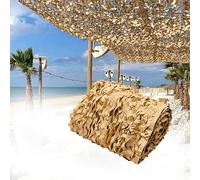 Red De Camuflaje Protector Solar 4.0x5M, Malla de Camuflaje Militar, Toldo Camuflaje Exterior Ligera 210D Tela Oxford para Cámping Caza Decoración Jardín Fiesta Terraza pérgola(Sand Color,5x8m)