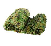 Red de Camuflaje Reforzada Multiusos, Malla Camuflaje para Sombreado de Patios, Pantalla de Ocultación para Jardín y Equipamiento de Caza Exterior(13x33ft/4x10.0m)