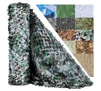 Red de Camuflaje Resistente para Exteriores - Malla de Privacidad y Sombreo Woodland - Lona Impermeable para Toldo de Coche, Valla de Jardín, Caza y Decoración de Fiestas(Urban Digital,5 x 5 m)