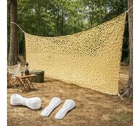 Red de Camuflaje Sombra 3x6m 4x8m 2x5m 6x6m 4x9m Beige toldo Camuflaje, Malla de Sombra Exterior para pérgola Terraza Terraza(1.5x6 M)