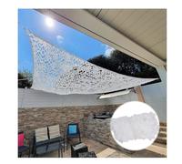 Red De Camuflaje Toldos Blanca, Malla de Protector Solar, Militar Malla De Camuflaje Net para Bares, Jardín, Camping, Ocio, Cazar, Disparar, Decorar, Red de Sombreado al Aire Libre(3x7m=9.8x23ft)