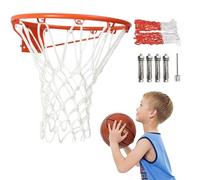 Red de Canasta de Baloncesto | Aro Baloncesto para Puerta | Equipo de Entrenamiento con Balón, Accesorios para Garaje, Entrada, Escuela, Centro Fitness, Campamento