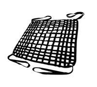 Red de Carga, Correas de elevación de poliéster, Red de Carga Colgante, Bolsa de elevación de Carga, Redes de Seguridad Resistentes y antidesgarro (3 x 3 m/Malla de 15 cm/Carga de 2 t)