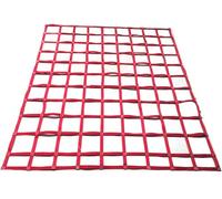 Red de Carga elástica de Alta Resistencia, Plana, de poliéster, para elevación, para Aparejos de construcción, 3x3 m, Malla de 20 cm, Capacidad de Carga de 3 toneladas.