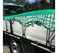 Red de carga para caja de camioneta con malla de nailon resistente y bandas elásticas para un transporte estable de varios tipos de carga (2,5 x 3,5 m)