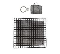 Red de carga para camioneta, portaequipajes de techo, cesta de carga, red elástica de malla con mosquetones y bolsa de almacenamiento, universal para coche.(Large Size)