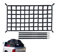 Red De Carga para Portaequipajes 4" X Plataforma Camioneta La Se Estira hasta 12 18' Elástica Látex Malla Pequeña Automóviles ATV Ba